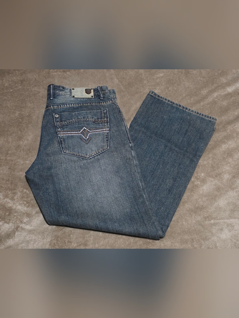VGUC Mens Paco Jeans Size 32/30 Straight Leg 5 Pocket Heavy Duty Y2K